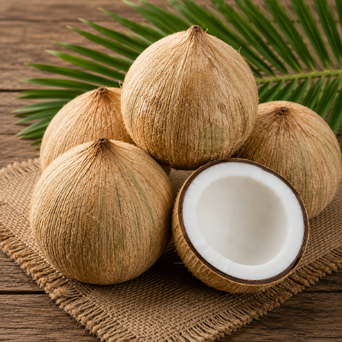 Semi Husk Coconut Product